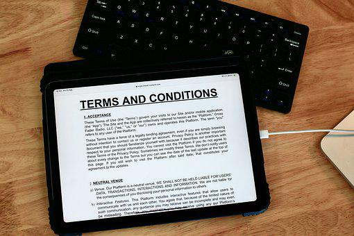 Terms and conditions for business